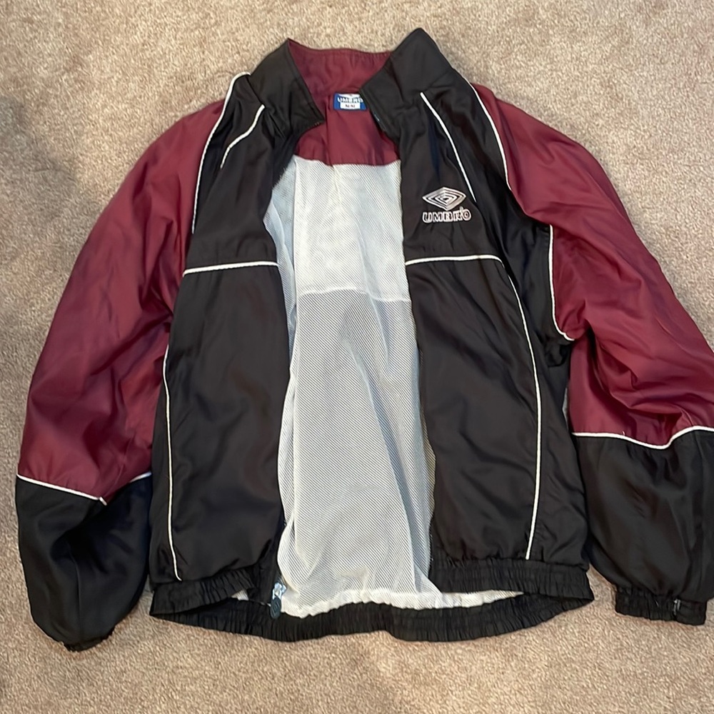 Vintage Umbro wind breaker rain coat size medium